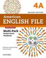 American English File Multi-Pack Student Book Workbook Split 4A: with iChecker and Online Practice 019477628X Book Cover