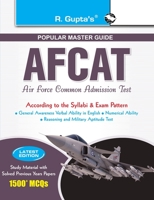 AFCAT For Flying and Technical Branch Guide (Popular Master Guide) 9350121417 Book Cover