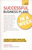 Successful Business Plans in a Week (Successful Business in a Week) 1444158775 Book Cover