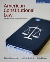 American Constitutional Law, Volume I: Sources of Power and Restraint 0495914894 Book Cover