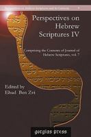 Perspectives on Hebrew Scriptures IV 1593339208 Book Cover