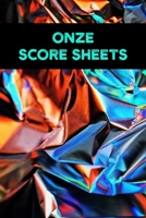 Onze Score Sheets: A pad of scoresheets: Perfect for scorekeeping: Shiny crumpled paper cover 1695558782 Book Cover