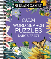 Brain Games - Calm: Word Search - Large Print 1639385800 Book Cover