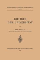 Schriften Zur Universitatsidee 3540100717 Book Cover