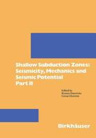 Shallow Subduction Zones (Pure & Applied Geophysics) 3764329637 Book Cover