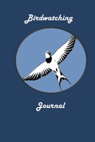 Birdwatching Journal: Swallow Illustration Design 1706413130 Book Cover
