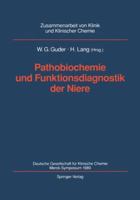 Pathobiochemie Und Funktionsdiagnostik Der Niere: Deutsche Gesellschaft Fur Klinische Chemie Merck-Symposium 1989 354053525X Book Cover