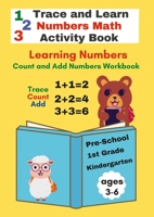 Trace and Learn Numbers Math Activity Book ages 3-6 Pre-School to 1st Grade 1304731243 Book Cover