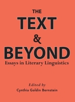 The Text and Beyond: Essays in Literary Linguistics 0817306994 Book Cover
