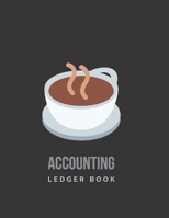 Accounting Ledger Book: Coffee Shop & Cafe Cashflow Managment Logbook, Income & Expense Transaction Recording, 8.5 x 11 inch (Coffee Shop Money Log) 1697933203 Book Cover