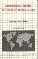 International Studies in Honor of Tomas Rivera (Revista Chicano-Riquena, Vol 13, No 3-4, 1985) 0934770603 Book Cover