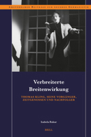 Verbreiterte Breitenwirkung: Thomas Kling, Seine Vorgänger, Zeitgenossen Und Nachfolger (Amsterdamer Beiträge Zur Neueren Germanistik) (German Edition) 9004724974 Book Cover
