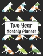 Two Year Monthly Planner: Flower Border Collie Dog | 24 Month Calendar Schedule Agenda Organizer with Notes, Address Log & Password (Monthly Planner 2020-2021 | 8.5 x 11 | Jan 2020 - Dec 2021 | Dogs) 1692082639 Book Cover