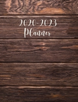 2020-2023 Planner: Rustic Wood 4 Year Monthly Planner Includes At A Glance Calendar ~ Christmas Gift, Birthday Gift Ideas for Him or Her, Large Organizer 1695692993 Book Cover