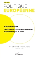 Judiciarisation: Ordonner ou contester l'économie européenne par le droit (79) 2140497848 Book Cover