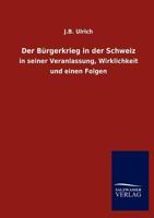 Der B Rgerkrieg in Der Schweiz 3846010472 Book Cover