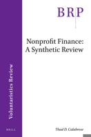 Nonprofit Finance: a Synthetic Review : A Synthetic Review 9004428704 Book Cover