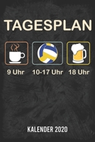 Tagesplan Volleyball Kalender 2020: A5 Kalender für ein erfolgreiches Jahr - 110 Seiten - 1 Woche 2 Seiten (German Edition) 1679903578 Book Cover