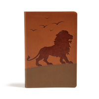 KJV One Big Story Bible, Brown Lion LeatherTouch 1535990635 Book Cover