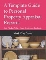 A Template Guide to Personal Property Appraisal Reports: Fair Market Value: Estate Settlement Tax Basis (Small Business Solutions for the Independent Operator) B0GR4WZ9CP Book Cover