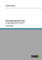 Die Neufassung des § 42 AO: Ein gesetzgeberischer Fortschritt? 3656108242 Book Cover