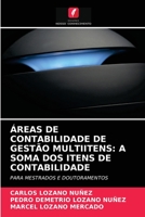 ÁREAS DE CONTABILIDADE DE GESTÃO MULTIITENS: A SOMA DOS ITENS DE CONTABILIDADE: PARA MESTRADOS E DOUTORAMENTOS 6204070789 Book Cover
