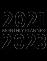 2021-2023 Monthly Planner: 36 Month Agenda for Men, Monthly Organizer Book for Activities and Appointments, 3 Year Calendar Notebook, White Paper, 8.5″ x 11″, 202 Pages 1716305349 Book Cover