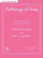 Pathways of Song, Volume Two: Low Voice 0739058312 Book Cover