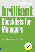 Brilliant Checklists for Managers (Brilliant Business) 1292083344 Book Cover