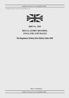The Regulatory Reform (Fire Safety) Order 2005 B09V2WQPQF Book Cover