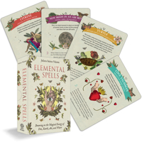 Elemental Spells: Drawing on the Magical Energy of Fire, Earth, Air, and Water (44 Full-Color Cards and 56-Page Guidebook) 1590035836 Book Cover