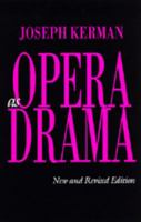 Opera as Drama 0520062744 Book Cover