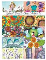 "Global Doodle Gems" Volume 16: "The Ultimate Coloring Book...an Epic Collection from Artists Around the World! 8793385919 Book Cover