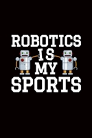 Robotics Is My Sports: robotics sports engineer robot - 110 Pages Notebook/Journal 1709167793 Book Cover