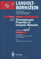 Compounds from Cocl3 to Ge3n4 3540667962 Book Cover