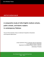 A comparative study of elite English-medium schools, public schools, and Islamic madaris in contemporary Pakistan 1329057759 Book Cover