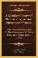 Theorie Complette de la Construction et de la Manoeuvre des Vaissaux 1104591510 Book Cover