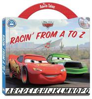 Disney/Pixar Cars Racin' from A to Z (Hardcover handle book with audio CD) 1590699343 Book Cover