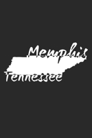 Memphis Tennessee: Notebook A5 Size, 6x9 inches, 120 lined Pages, Memphis Tennessee USA Mississippi River State 1696086639 Book Cover