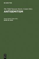 Antisemitism: An Annotated Bibliography 3598237170 Book Cover