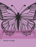Butterflys coloring book B0C2SQ8PK8 Book Cover