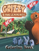 Grizzly and The Lemmings Coloring Book: A good gift for children, boys and girls with large size "A4" B0916ZYNML Book Cover