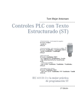 Controles PLC con Texto Estructurado (ST): IEC 61131-3 y la mejor práctica de programación ST 8743009956 Book Cover