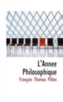 L'Annee Philosophique 0526225971 Book Cover