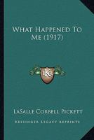 What Happened To Me 1023178036 Book Cover