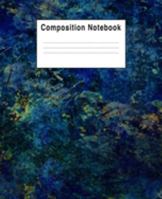 Composition Notebook: Blue Grunge Art 1691325414 Book Cover