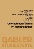 Unternehmensfuhrung Im Industriebetrieb 3409010416 Book Cover