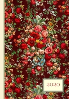 2020: Victorian Daily & Monthly Planner (Red Chintz) 1674966768 Book Cover