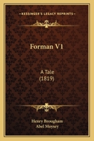 Forman V1: A Tale 1120281938 Book Cover