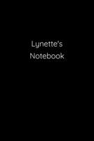 Lynette's Notebook: Notebook / Journal / Diary - 6 x 9 inches (15,24 x 22,86 cm), 150 pages. 1691172650 Book Cover